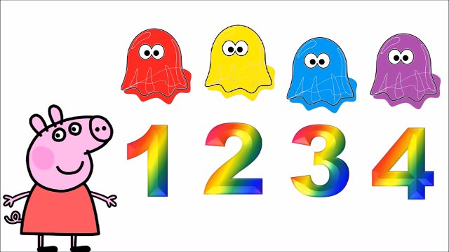 Learn Numbers & Counting from 1 to 10 with Peppa Pig Spiderman - Fun Educational Cartoon for Kids