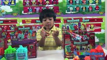 Zomlings In The Town USA Series 1 Opening Surprise Toys Blind Bags Magic Trick Hotel Ryan ToysReview