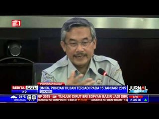 BMKG: Puncak Musim Hujan Januari 2015