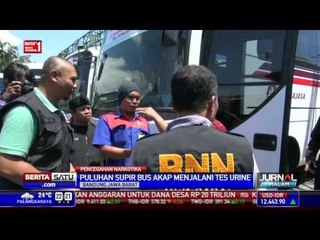 Puluhan Sopir di Terminal Leuwipanjang Tes Urine