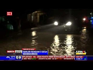 Banjir Satu Meter Rendam Tiga Desa di Aceh Utara