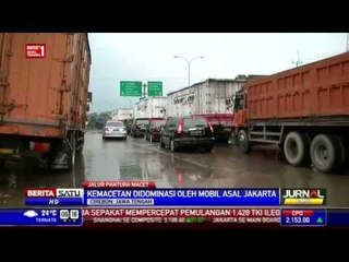 Jelang Liburan, Pantura Cirebon Dipadati Kendaraan dari Jakarta