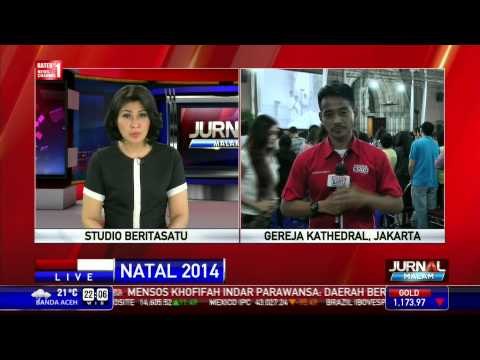 Ribuan Jemaat Padati Misa Natal di Gereja Katedral