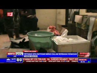 Ratusan Miras Sopi dan Sageru Disita Polres Pulau Ambon