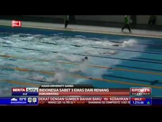 Descargar video: Indonesia Sabet Tiga Emas Cabang Renang ASEAN University Games