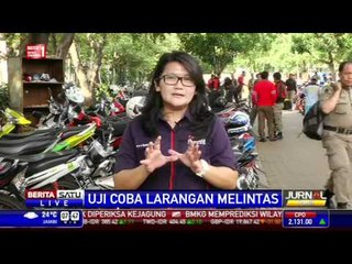 Sebanyak 500 Motor Parkir di Kawasan IRTI Monas