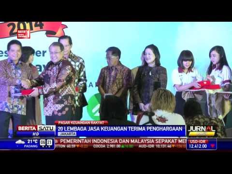 20 Lembaga Jasa Keuangan Terima Penghargaan