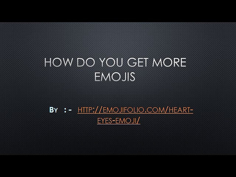 How do you use emoji