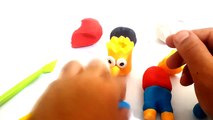 Simpsons Bart - Play Doh Simpsons Bart - How to Make Bart Simpson