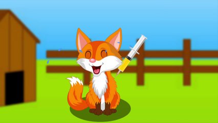 Learn colors injecting bottom of fox   Best Learning Videos for Kids Toddlers Nursery Children