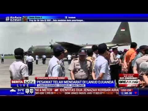 4 Jenazah Penumpang AirAsia Tiba di Bandara Juanda