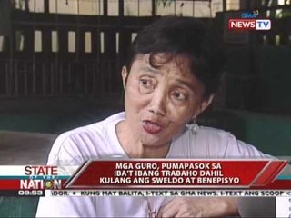 SONA: Mga problemang hinaharap ng mga guro