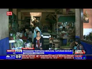 Sulitnya Komoditas Sayuran di Temanggung, Pedagang Jual Sayuran Busuk