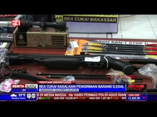 Bea Cukai Makassar Sita Ratusan Airsoft Gun Ilegal