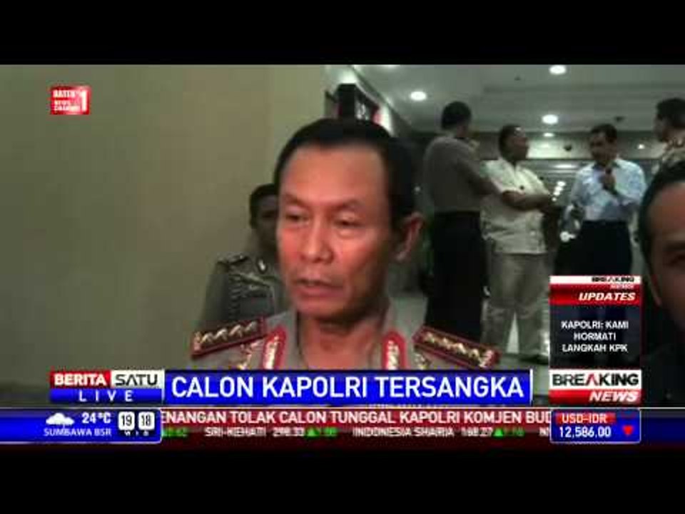 Pimpinan KPK Bertemu Jenderal Sutarman di Mabes Polri