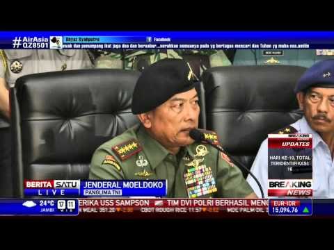 Panglima TNI Lihat Langsung Proses Evakuasi AirAsia