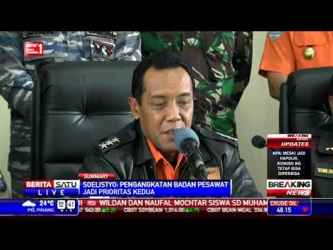 Basarnas: Badan Pesawat Bakal Diangkat, Prioritas Evakuasi Korban