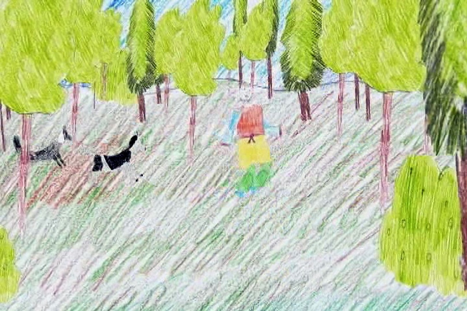 ⁣анимация Настя Доть - Собаки и лисы