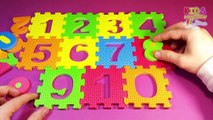 12345678910 Numbers Puzzle 12345 Numeros Aprender Learn 123 Videos Foam Rompecabezas Para Ninos Kids
