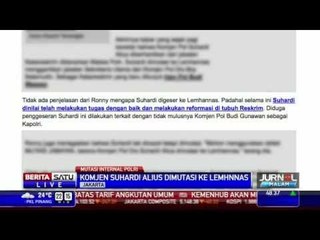 Komjen Suhardi Alius Dimutasi ke Lemhanas