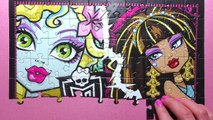 MONSTER HIGH Puzzle Games Rompecabezas Clementoni Play Jigsaw Puzzles Kids Toys Learning A