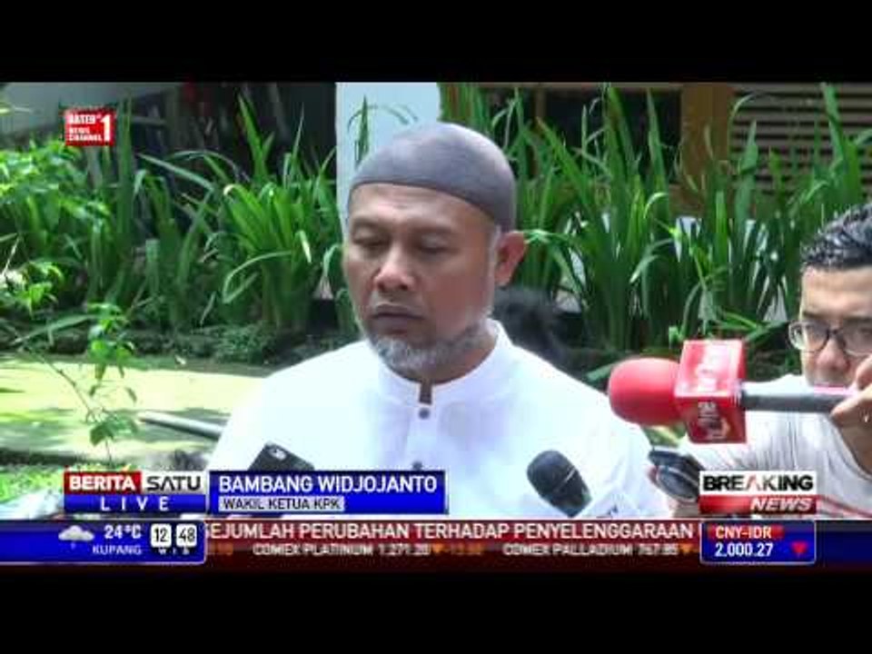 Bambang Widjojanto Ceritakan Penangkapannya Kemarin