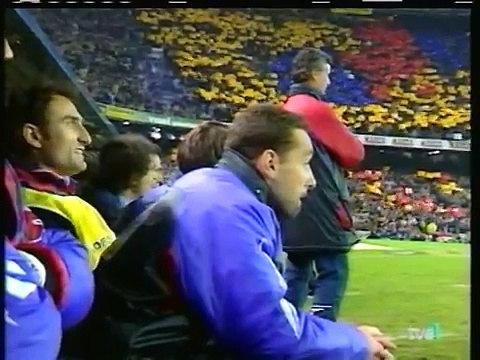 10.04.1997 - 1996-1997 UEFA Cup Winners' Cup Semi Final 1st Leg Barcelona 1-1 ACF Fiorentina