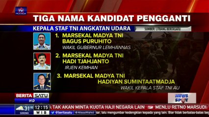 3 Nama Kandidat Pengganti Kepala Staf TNI AU