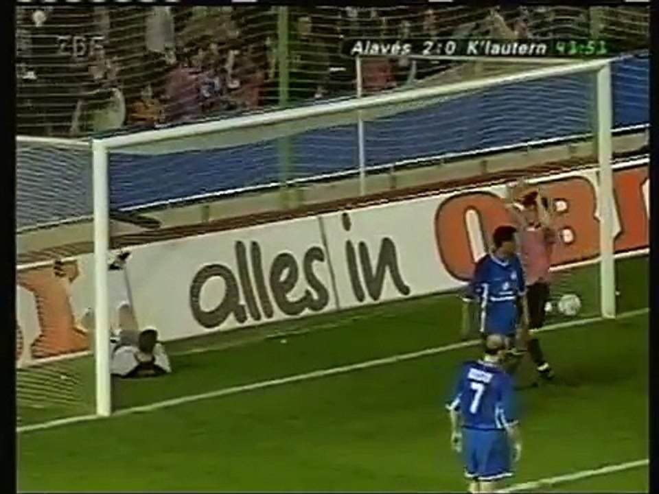 05.04.2001 - 2000-2001 UEFA Cup Semi Final 1st Leg Deportivo Alaves 5-1 1. FC Kaiserslautern