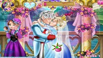 Disney Frozen Elsa and Jack Frost wedding kiss | Frozen baby Elsa and Jack Frost wedding [gameplay]