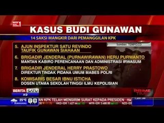 Inilah 14 Saksi Budi Gunawan yang Mangkir Panggilan KPK
