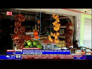 Download Video: Pedagang Buah Pasar Johar Semarang Stop Jual Apel Impor