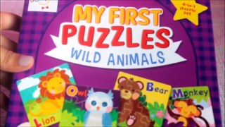Puzzle For Kids With Wild Animals! Jigsaw Puzzle Monkey, Jungle Puzzle-Educational Fun Toy Play Set