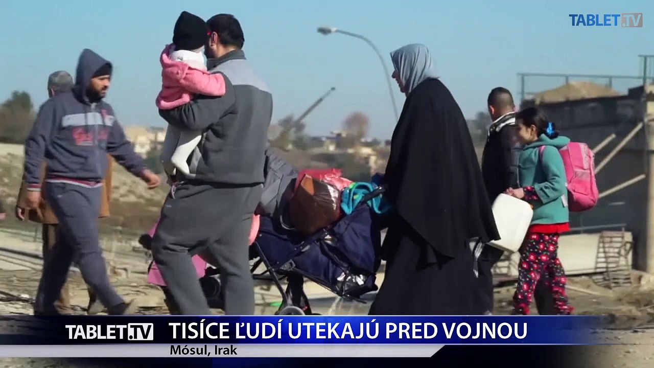 Tisíce ľudí utekajú pred vojnou v Iraku