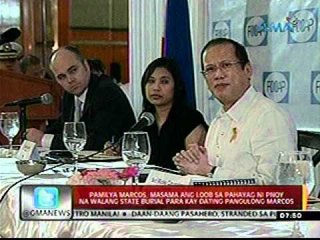 24 Oras (10-12-11) Pamilya Marcos, dismayado sa pahayag ni PNoy na walang magaganap na State Burial