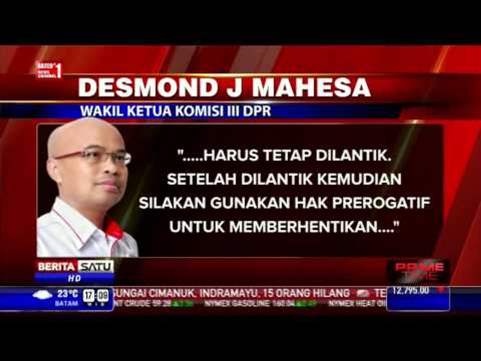 9 Fraksi Menolak Pembatalan Pelantikan Budi Gunawan