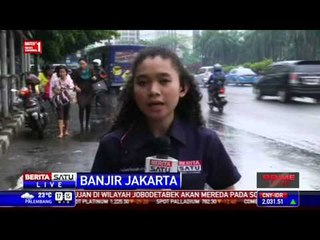 Banjir di Bundaran HI Surut