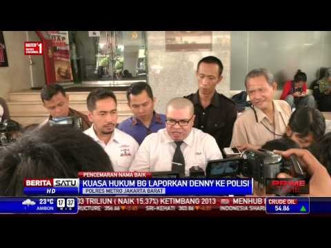 Kuasa Hukum BG Laporkan Denny Indrayana ke Polisi