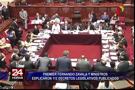 Ministros explicaron los 112 decretos legislativos promulgados por el Ejecutivo