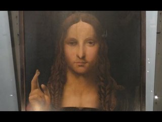 Napoli - Il "Salvator Mundi" di Leonardo (?) al Museo Diocesano (12.01.17)