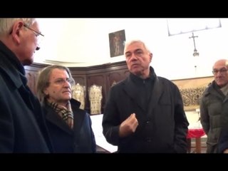 Aversa (CE) - Guercino, il sovrintendente visita Museo San Francesco (12.01.17)