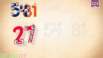 Endless Numbers counting 80 to 85 - Learn 123 Number for Kids