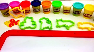 Crayola Play Doh Animals Using MoldsKids Creative Fun PlayCat Dog,Fish,Mouse,BearPreschool Learn