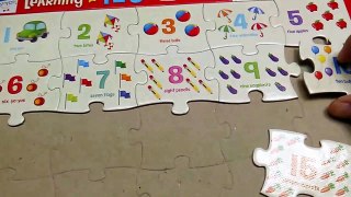 Learn to Count, Learning Numbers using a Puzzle for  Kids, Toddlers, and Babies