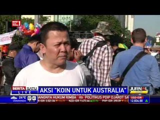 Aksi "Koin untuk Australia" Digelar di Bundaran HI
