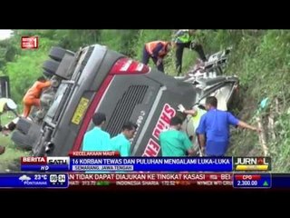 16 Penumpang Bus Tewas dalam Kecelakaan di Semarang