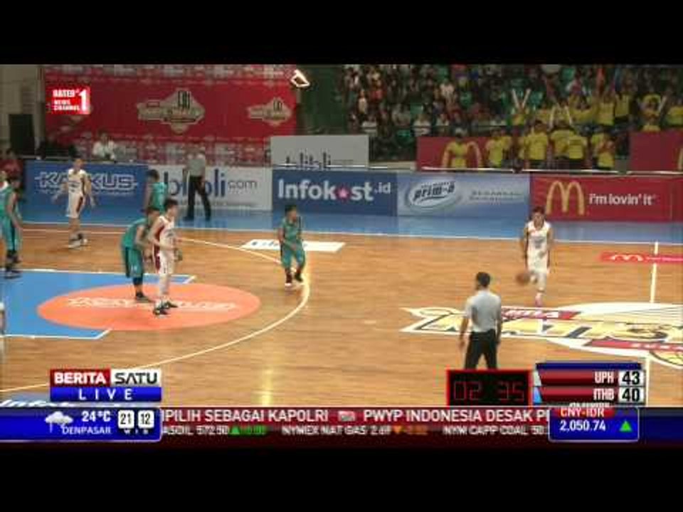 Final LIMA Basket Putra: UPH vs ITHB # Kuarter 4