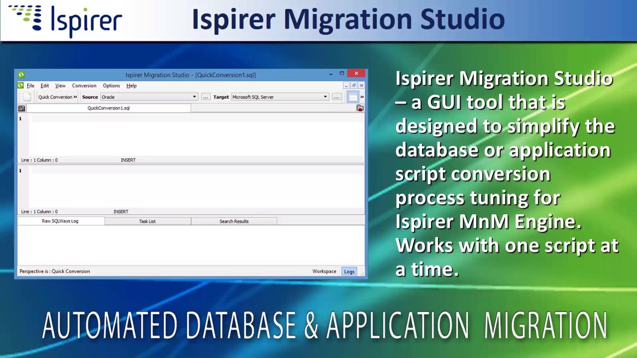 Демо-презентация миграции базы данных Microsoft SQL Server в Oracle