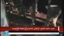 تفجير انتحاري جنوب شرق دمشق ومعارك وادي بردى مستمرة