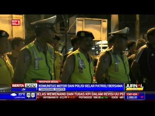 Antisipasi Begal, Klub Motor dan Polisi Patroli Bersama